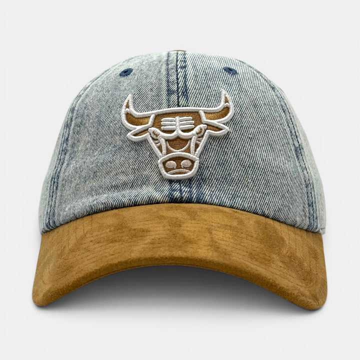 Mitchell &amp; Ness NBA Den Suede Strapback HWC C Bulls blue