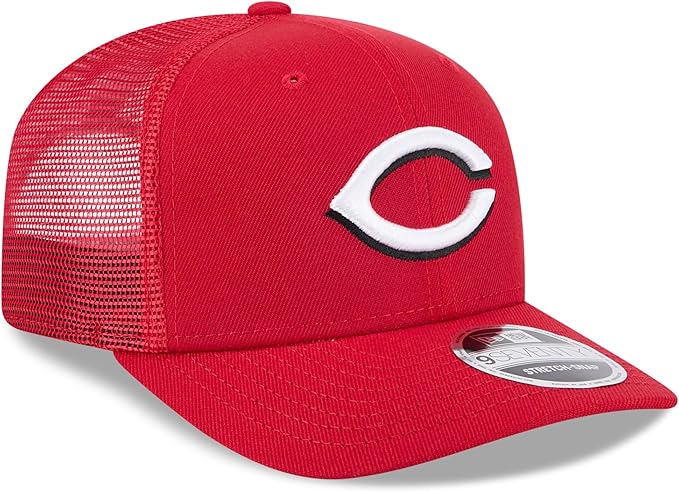 New Era Simple 9Seventy Stretch-Snap trucker C Cincinnati red - Shop-Tetuan