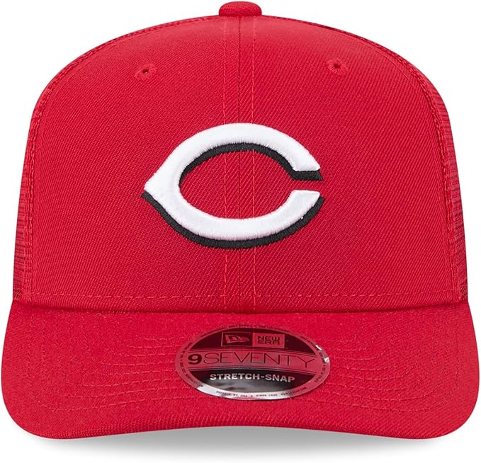New Era Simple 9Seventy Stretch-Snap trucker C Cincinnati red - Shop-Tetuan