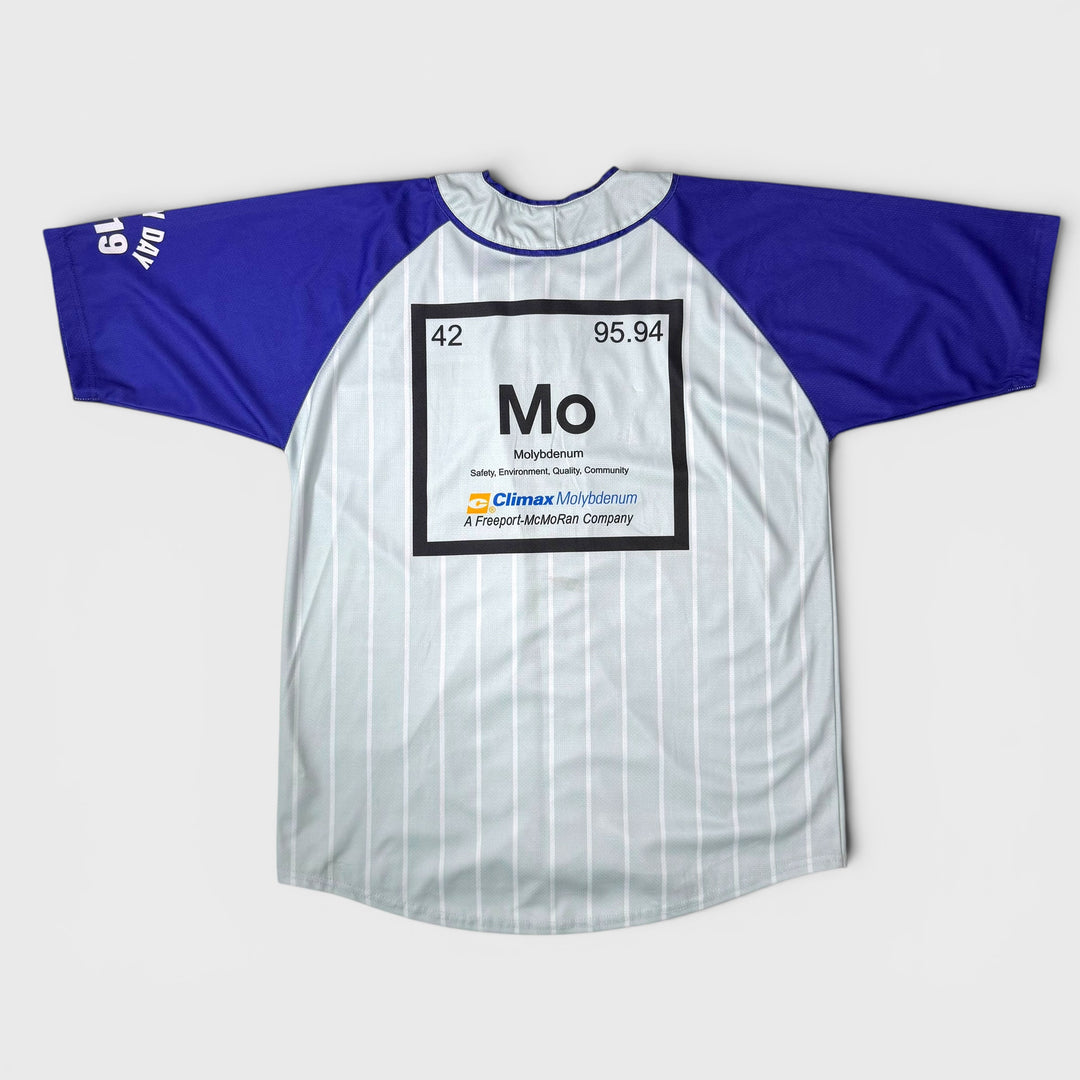 In Your Face Apparel Molybdenum Baseball Jersey grey/purple L