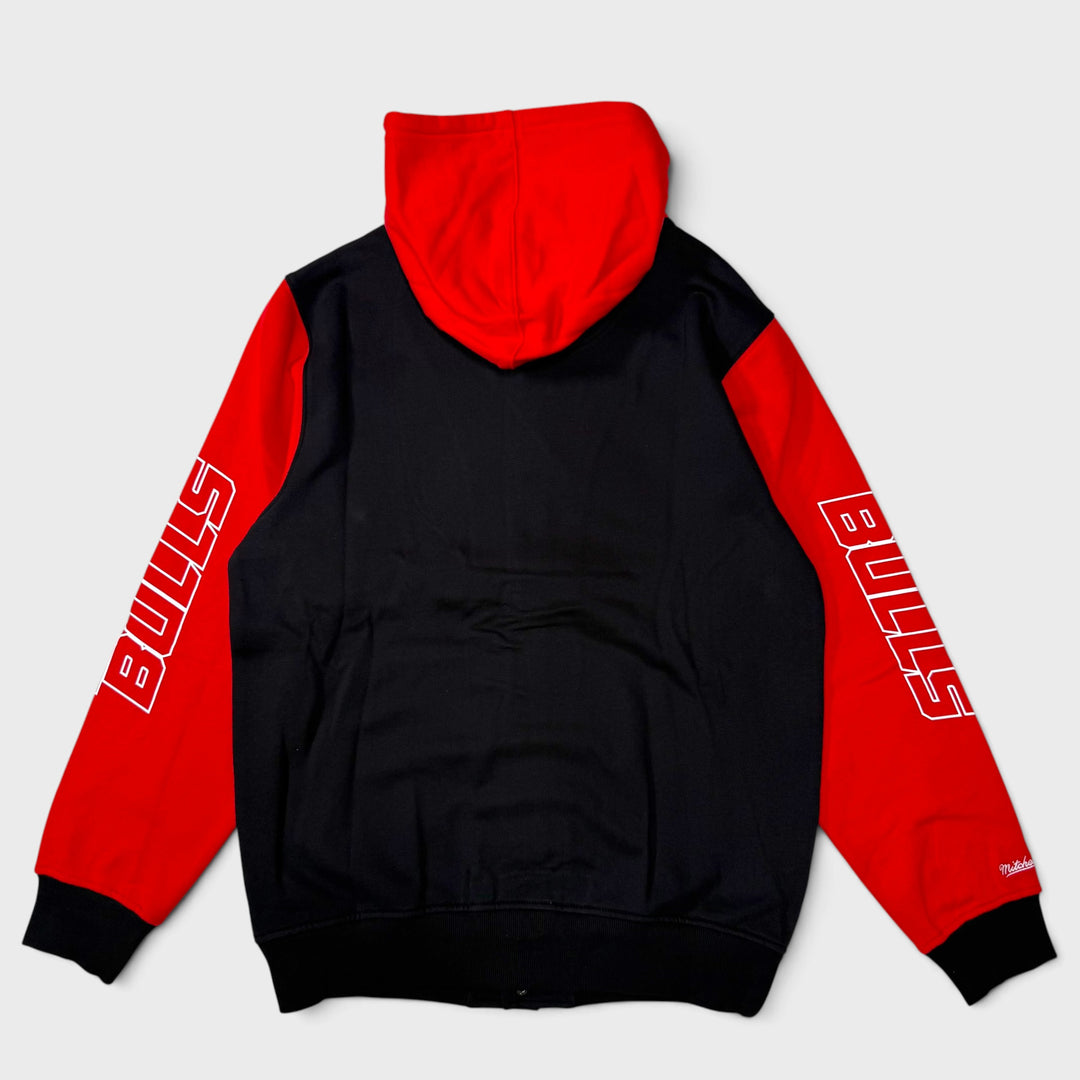 Mitchell &amp; Ness Triple Check Courtside Fleece C Bulls Black