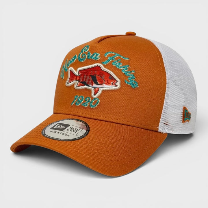 New Era Fishing 9Forty A-Frame Trucker orange - Shop-Tetuan