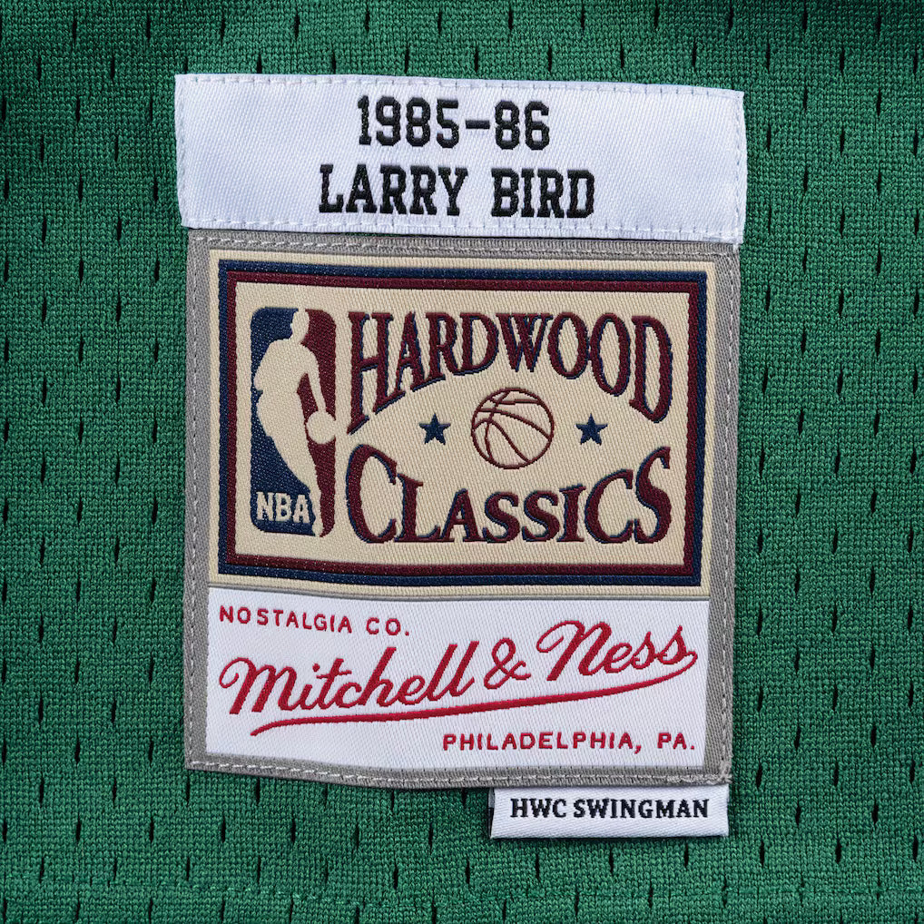 Mitchell &amp; Ness Hardwood Classics Swingman Player Jersey B Celtics L Bird green - Shop-Tetuan