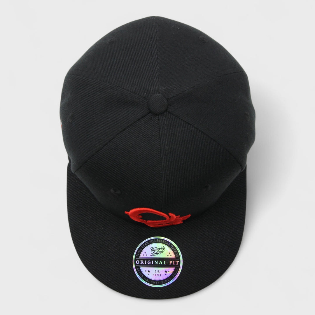 Naughty League South Central Original Gangsters fitted black/red - Shop-Tetuan