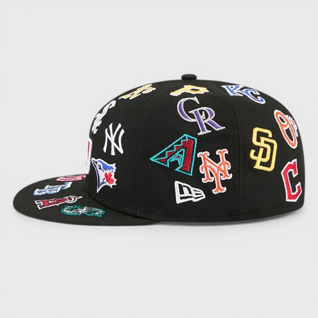 New Era MLB Allover 59Fifty black - Shop-Tetuan