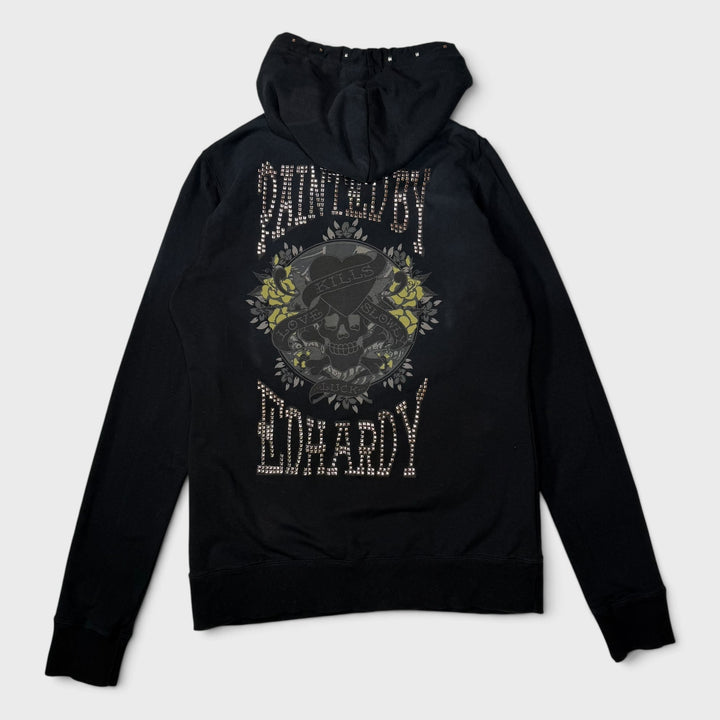 Ed Hardy Vintage Tattooing Hoody black L