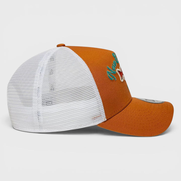 New Era Fishing 9Forty A-Frame Trucker orange - Shop-Tetuan