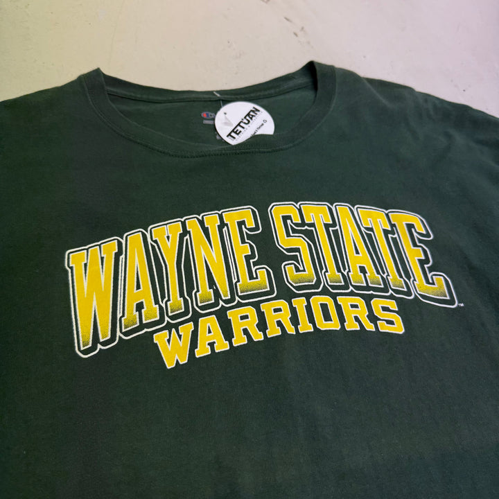 Champion Wayne State Warriors tee forest green XL