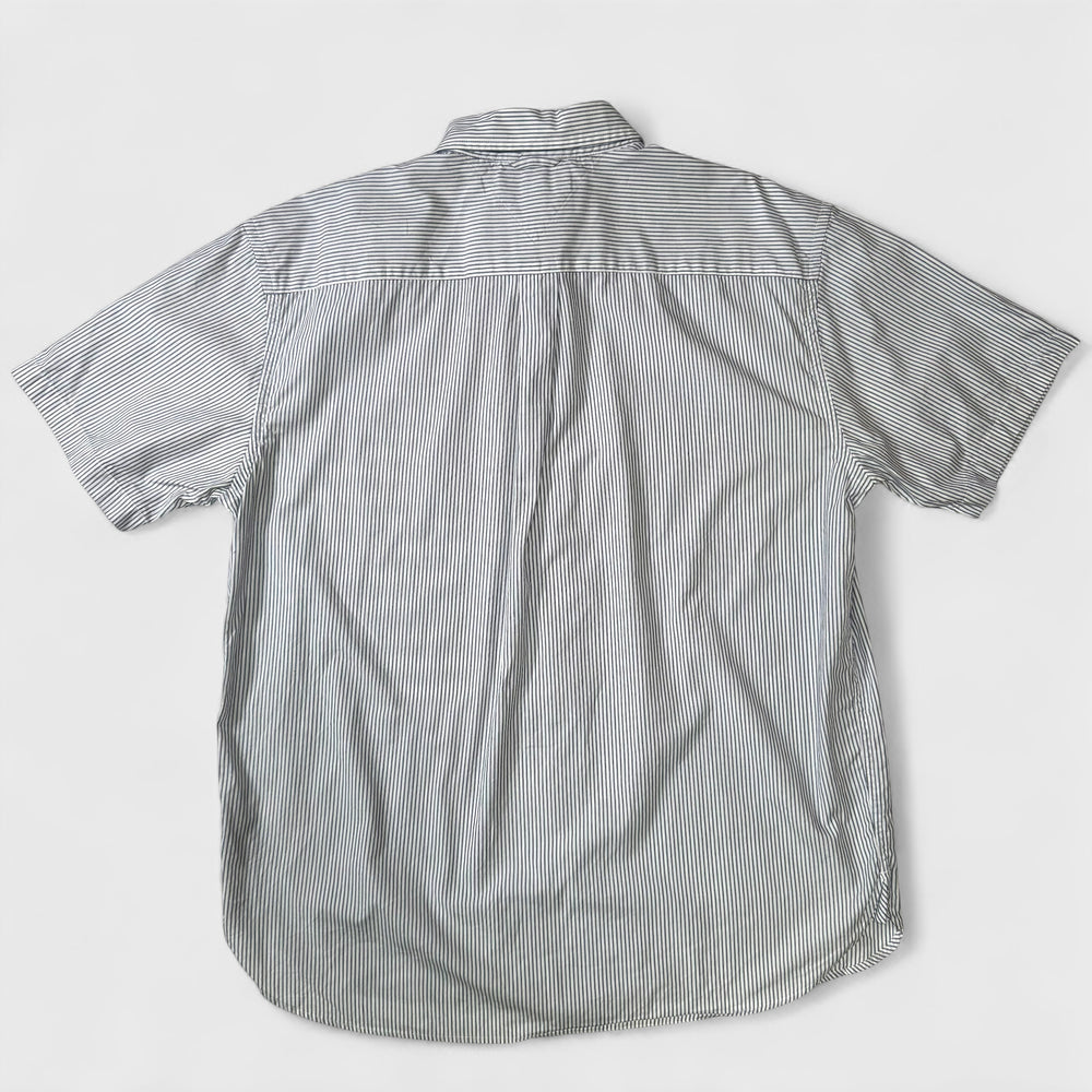Tommy Hilfiger Lined Short Sleeve Shirt white/navy XL - Shop-Tetuan