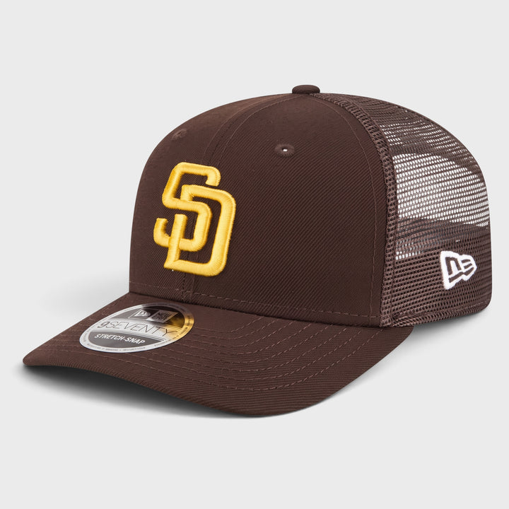 New Era Simple 9Seventy Stretch-Snap trucker SD Padres brown