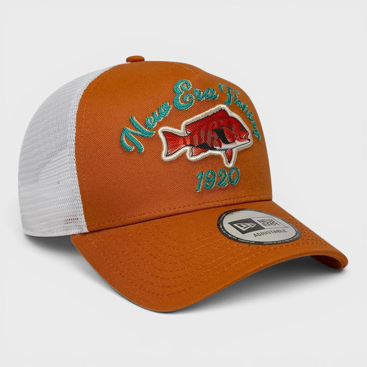 New Era Fishing 9Forty A-Frame Trucker orange - Shop-Tetuan
