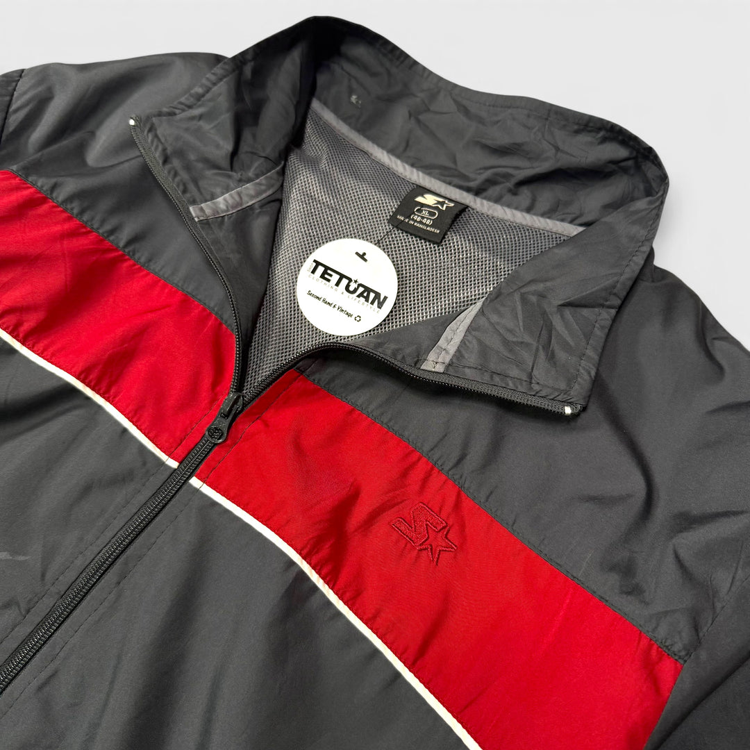 Starter Vintage Windbreaker charcoal/maroon XL