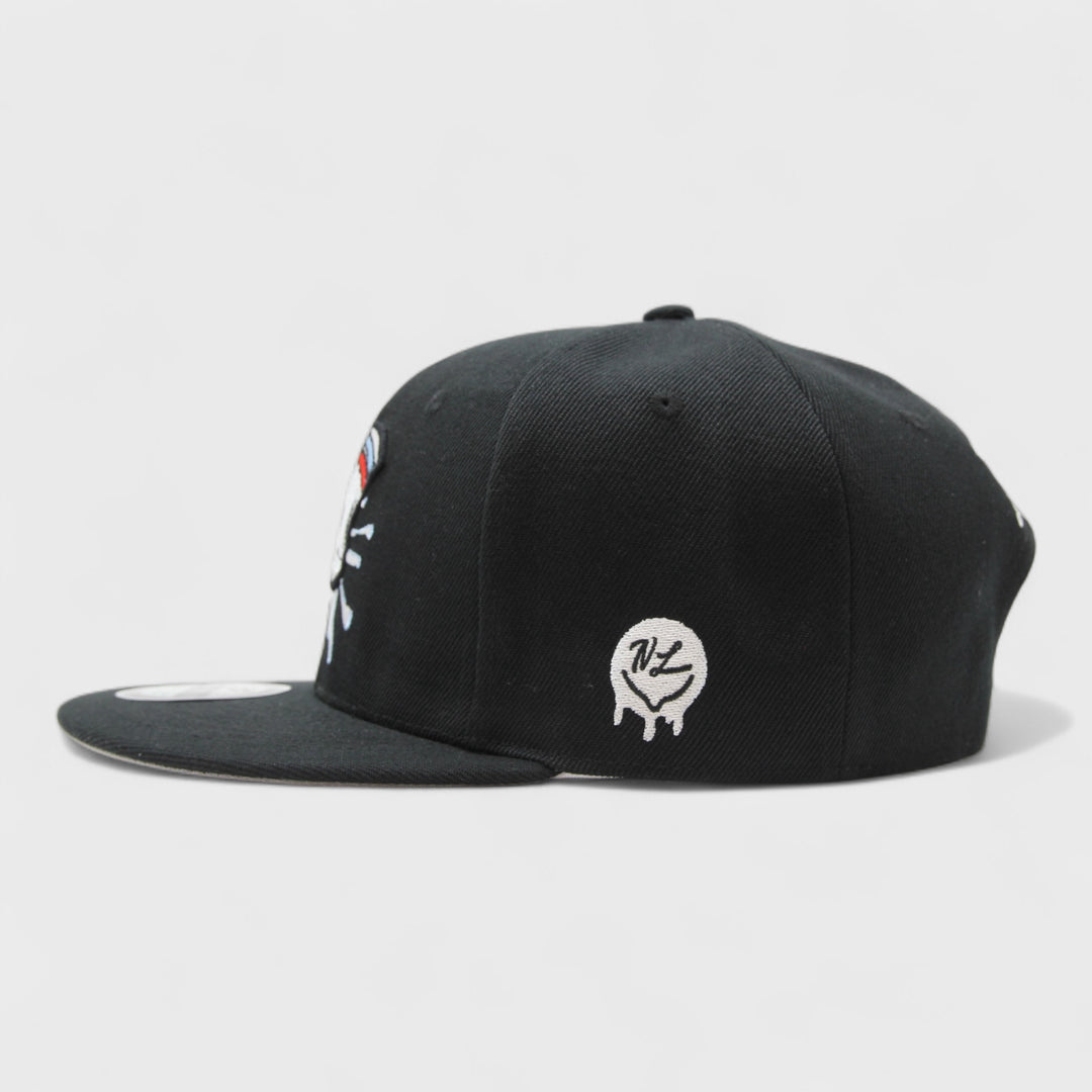 Naughty League Boston Wank Sox Splash Logo snapback black/white - Shop-Tetuan