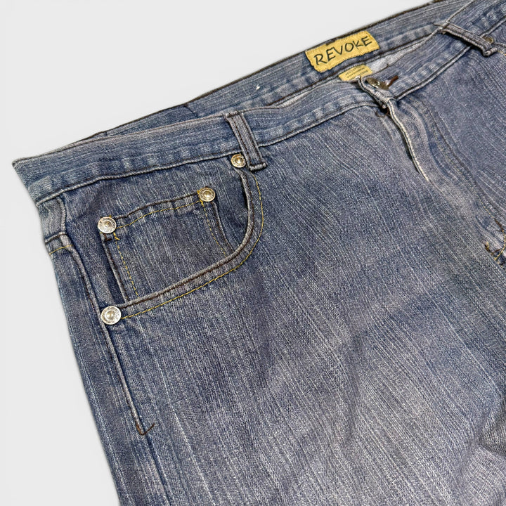 Revoke Y2K Baggy jeans denim blue w42xl32 - Shop-Tetuan