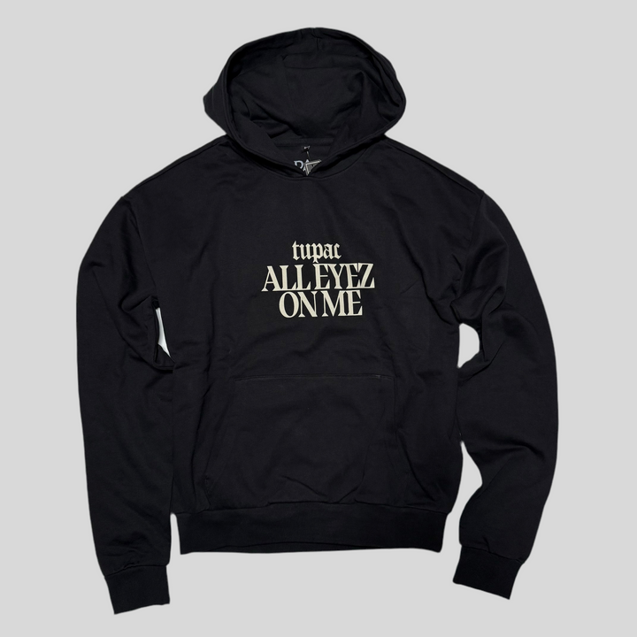 Mister 2Pac All Eyez on me Tracklist Ultra Heavy Oversize Hoodie black - Shop-Tetuan