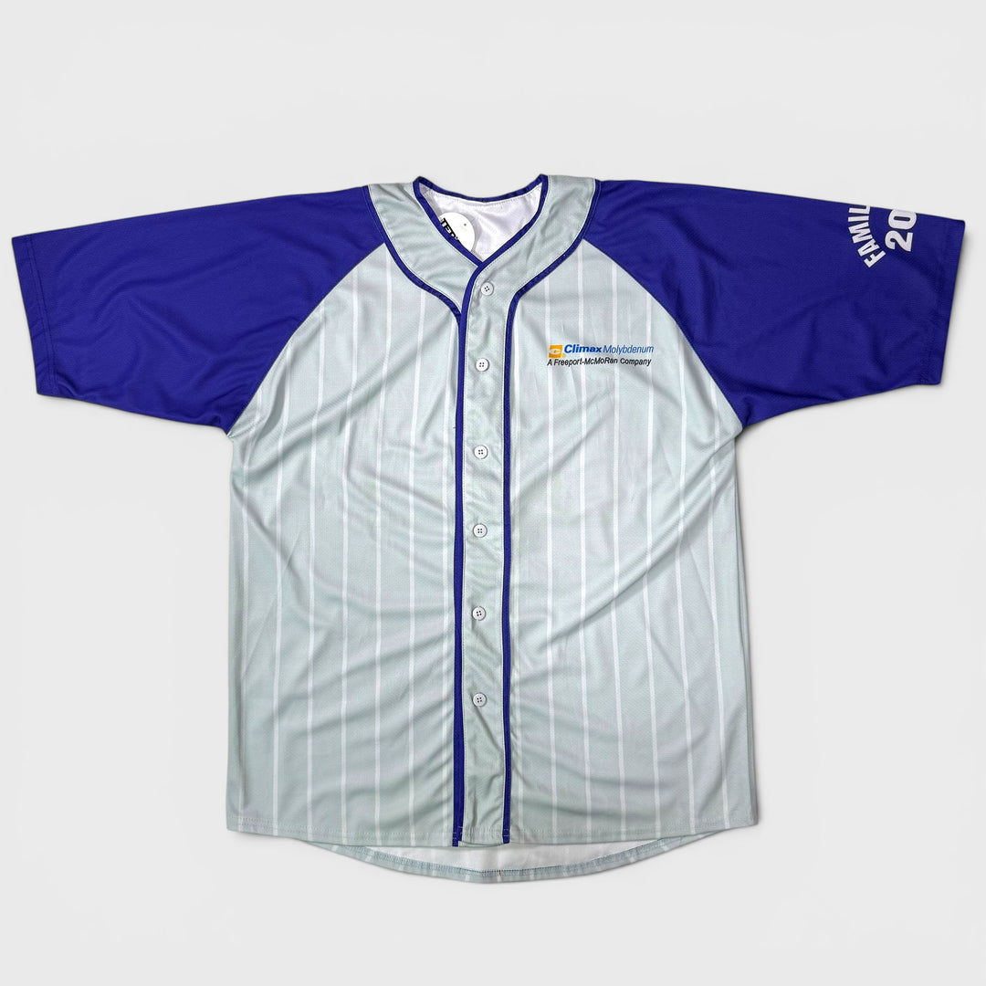 In Your Face Apparel Molybdenum Baseball Jersey grey/purple L