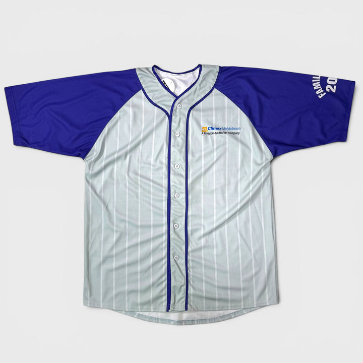 In Your Face Apparel Molybdenum Baseball Jersey grey/purple L