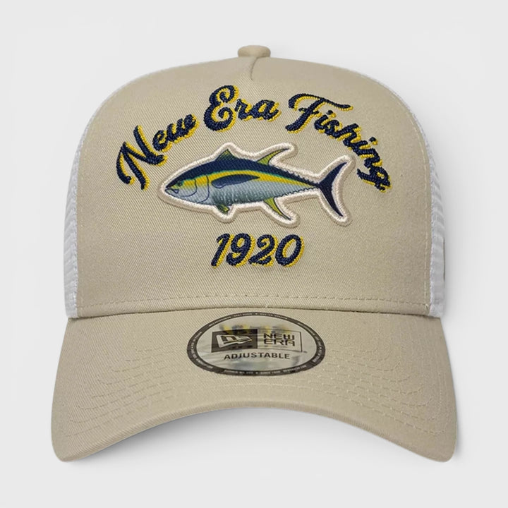New Era Fishing 9Forty A-Frame Trucker light beige - Shop-Tetuan