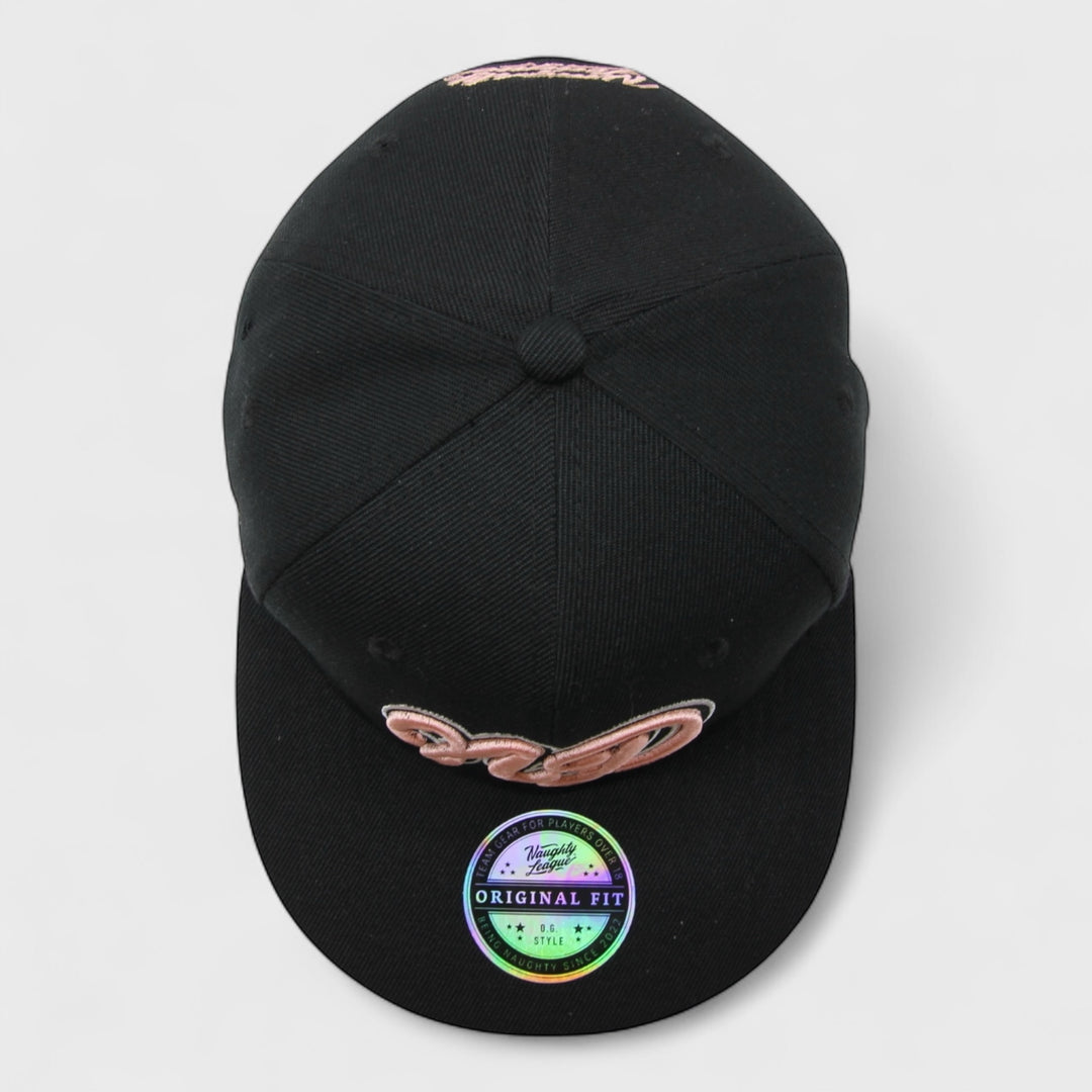 Naughty League New York Notorious Pigs snapback black/pink - Shop-Tetuan