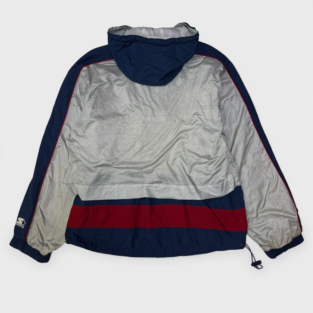Starter 90s Pullover Windbreaker grey/navy/red L - Shop-Tetuan