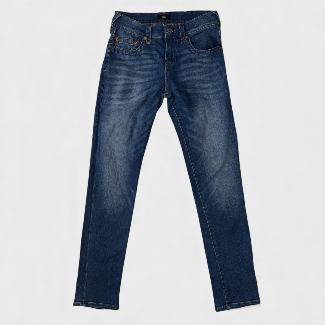 True Religion Geno Row Seat Relaxed Slim Skinny jeans blue 28 - Shop-Tetuan