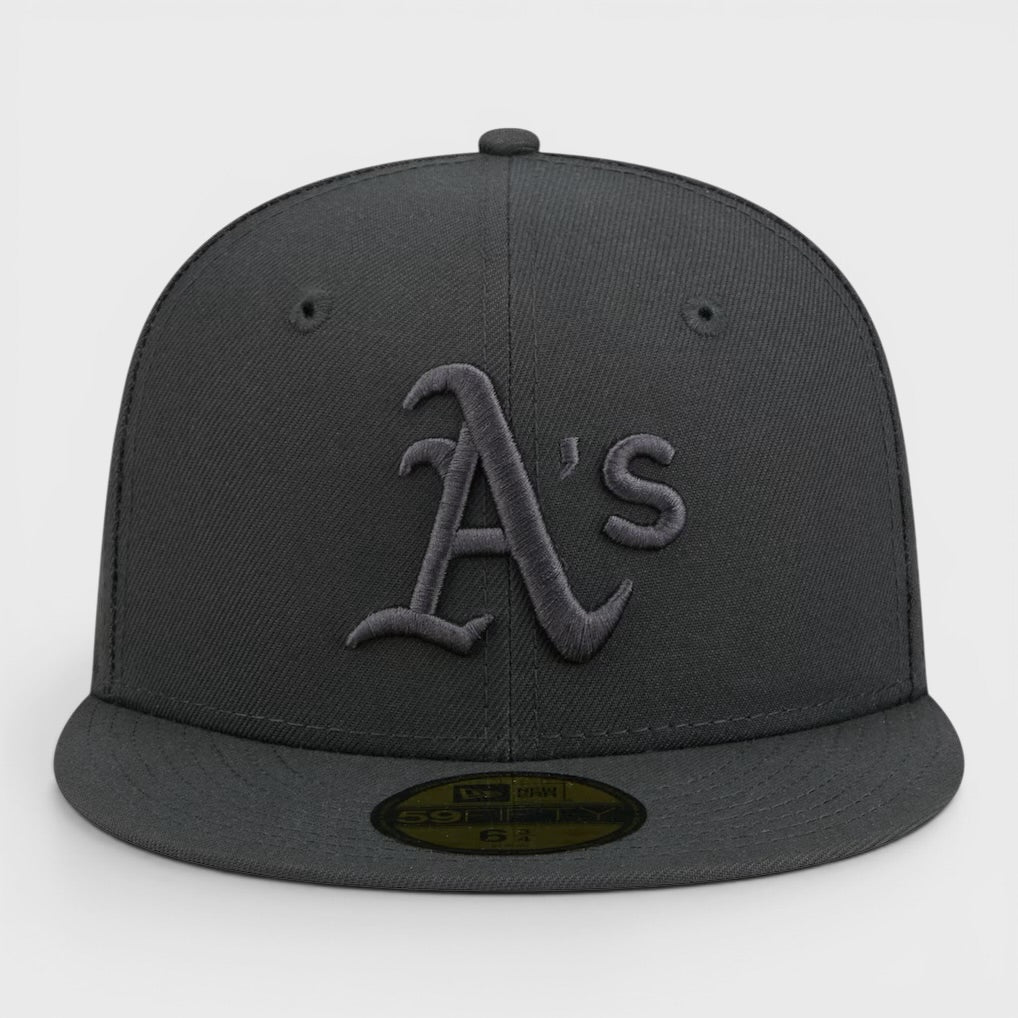 New Era Blackout Basic 59Fifty O Athletics blk/blk