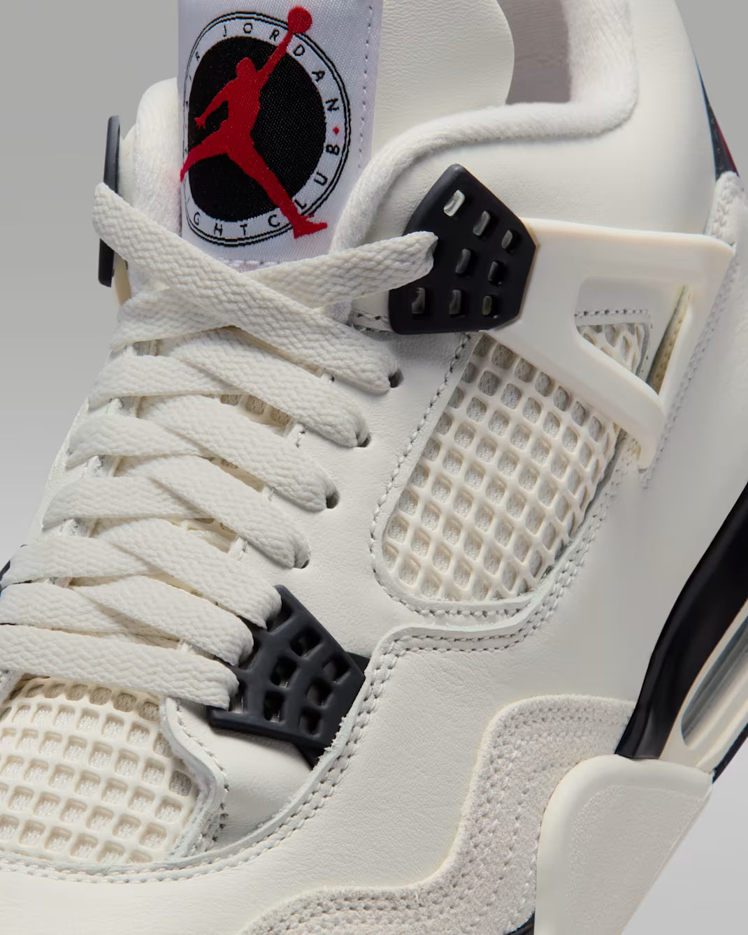 Air Jordan 4 Retro OG 'Flight Club' sail/black-university red - Shop-Tetuan