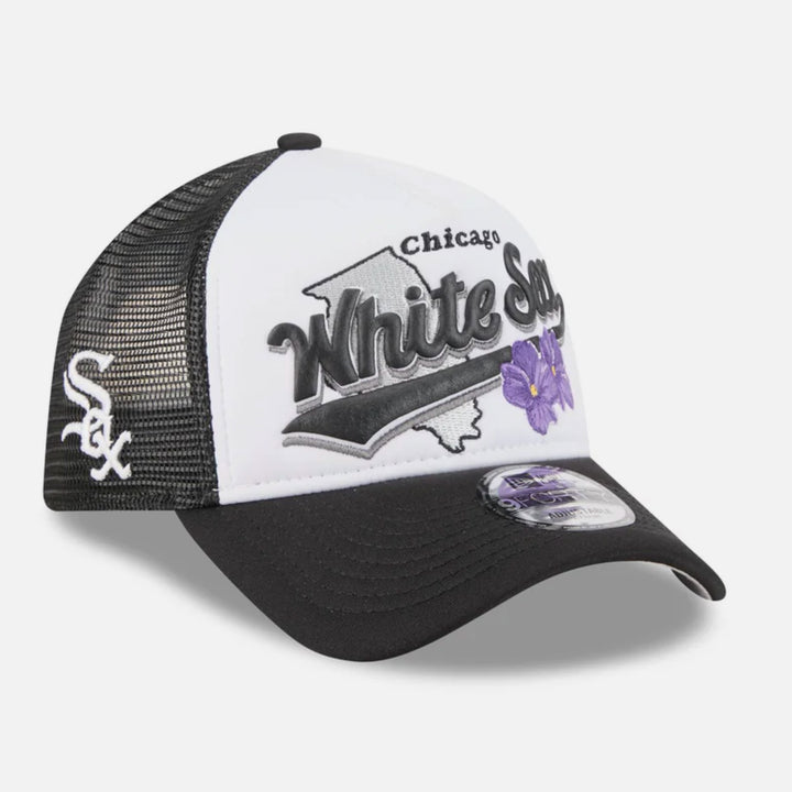 New Era State Flower Trucker C White Sox black/white