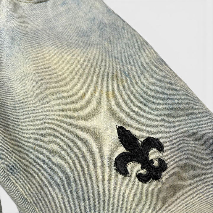 MNMI Fleur De Lis Vintage jeans washed blue 31