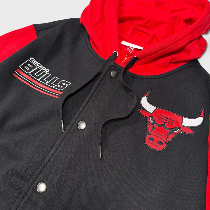 Mitchell &amp; Ness Triple Check Courtside Fleece C Bulls Black