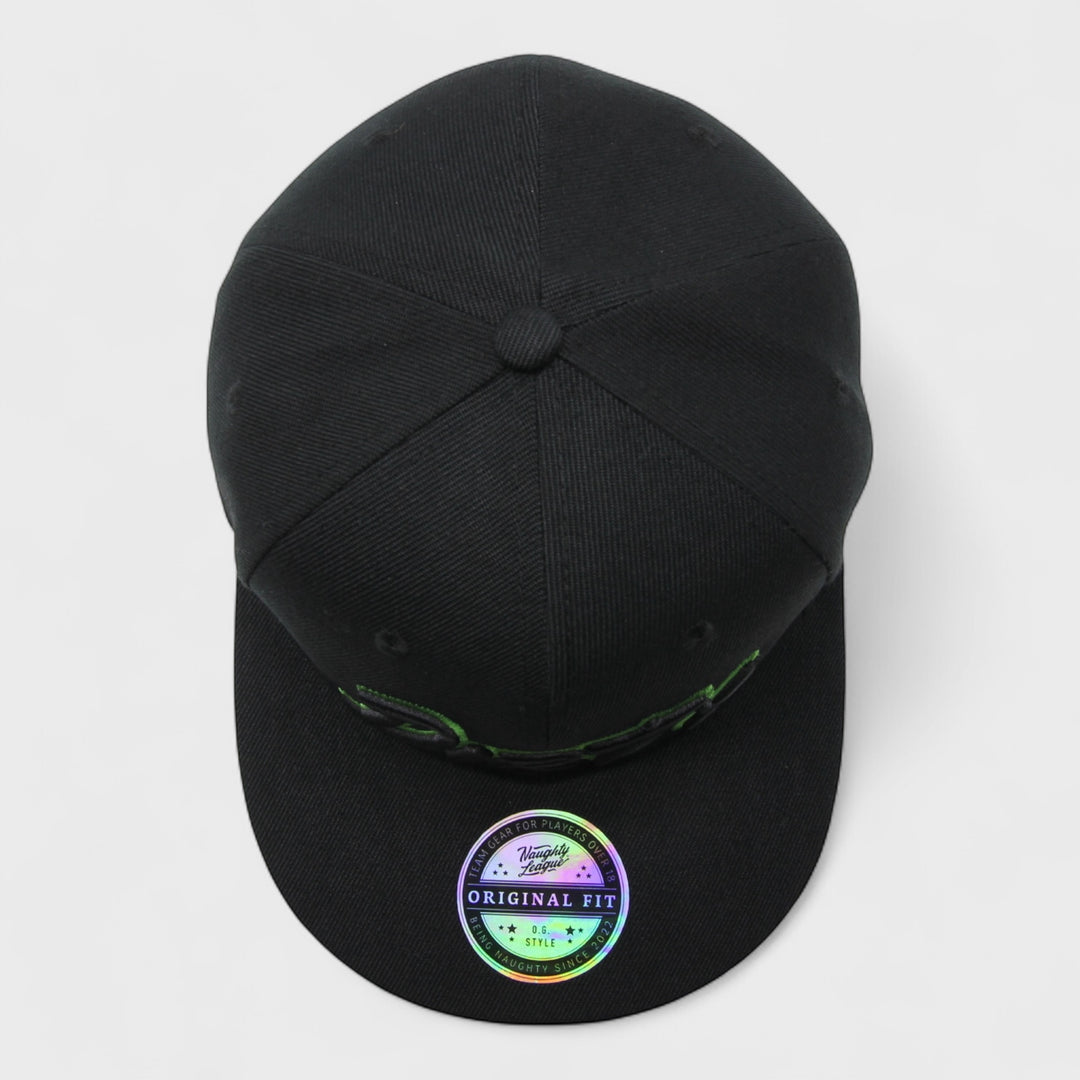 Naughty League Detroit Dirty Kermits fitted black - Shop-Tetuan