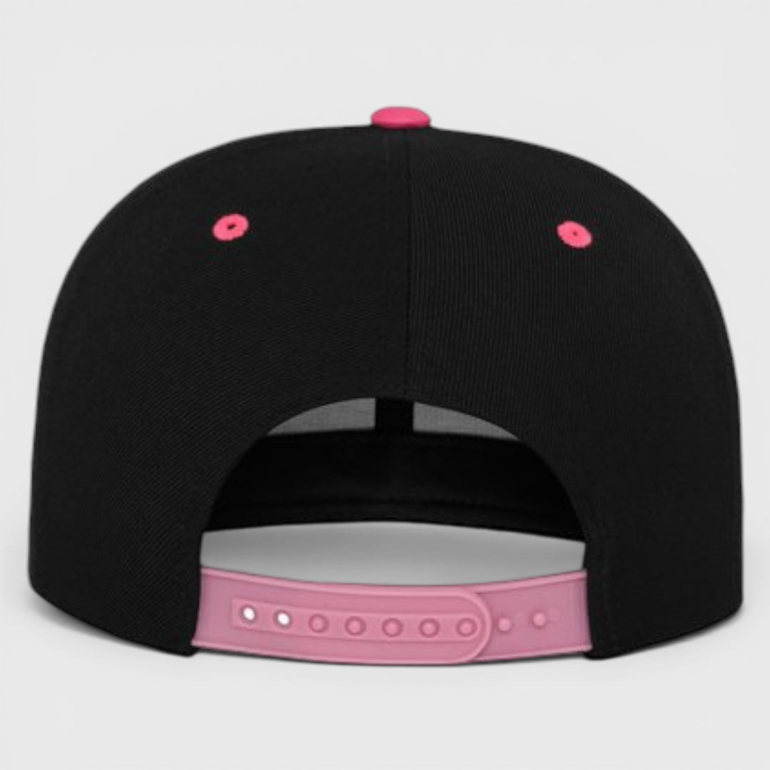 The Classics Yupoong snapback black/neonpink
