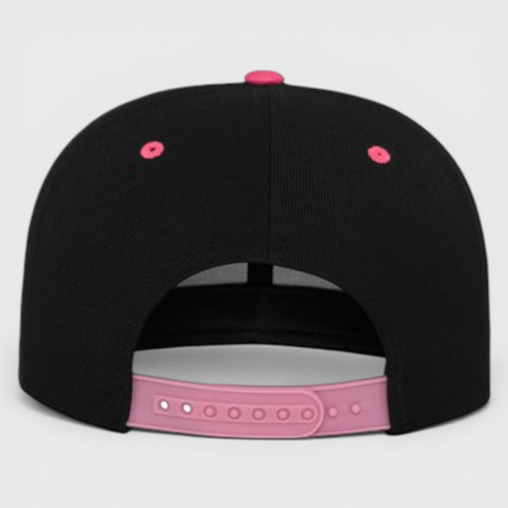 The Classics Yupoong snapback black/neonpink