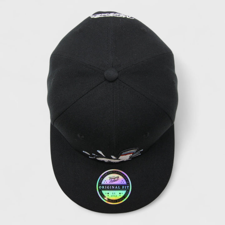 Naughty League Boston Wank Sox Splash Logo snapback black/white - Shop-Tetuan