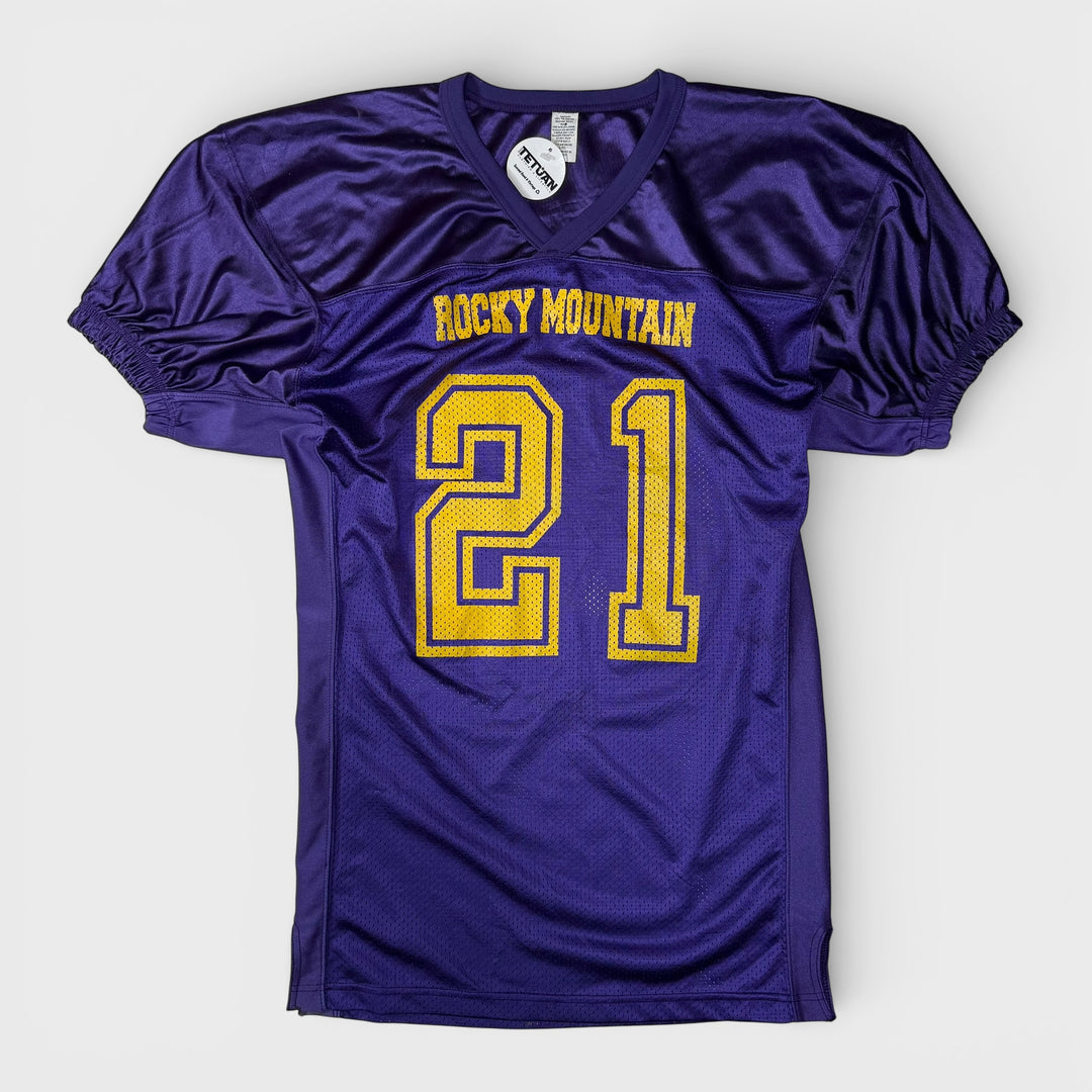 A4 Rocky Mountain #21 American Football game jersey purple L - Shop-Tetuan