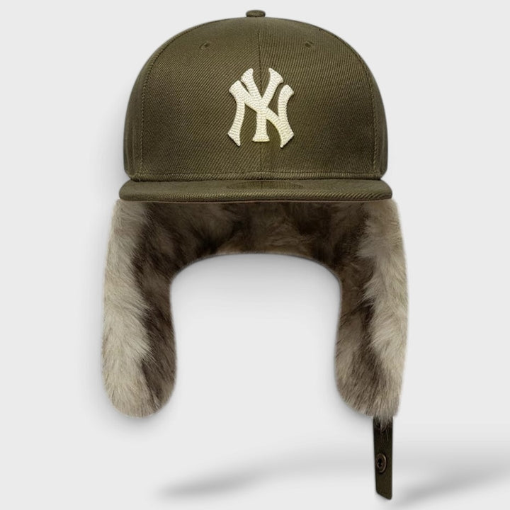 New Era MLB Cotton Canvas Dogear 59Fifty NY Yankees olive green