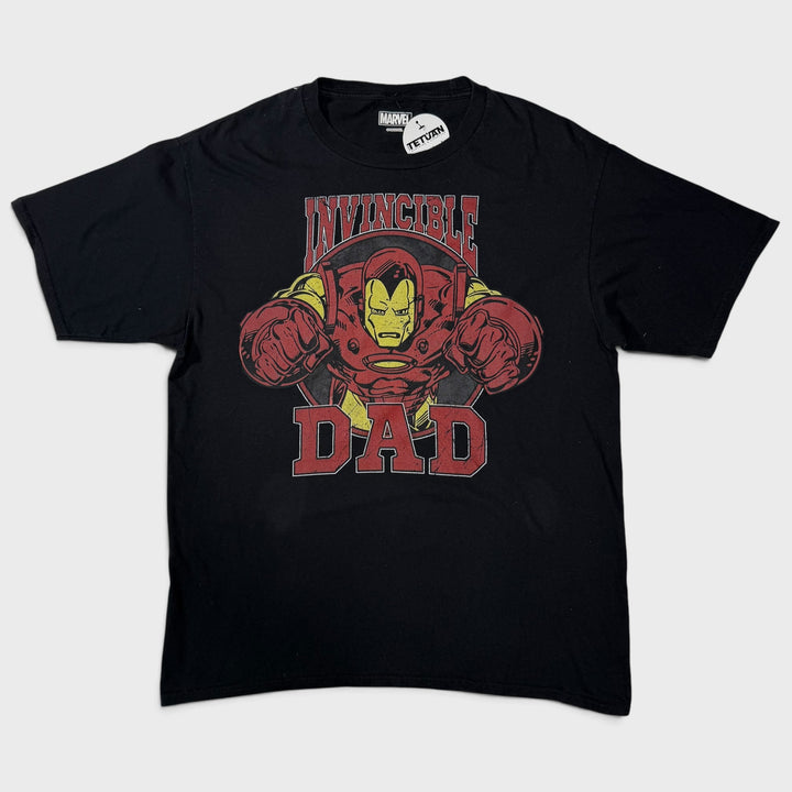 Marvel Invincible Dad tee black M
