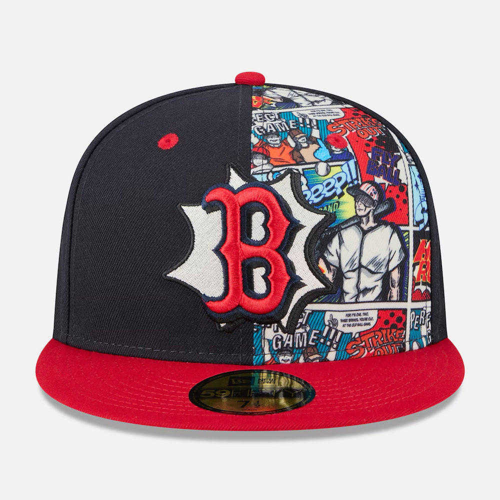 New Era 2025 MLB Diamond Hero Edition 59Fifty B Red Sox navy/red - Shop-Tetuan