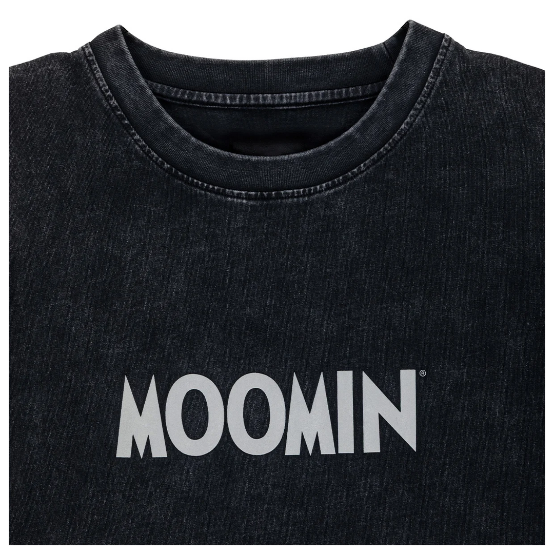Moomin Logo Vintage tee black