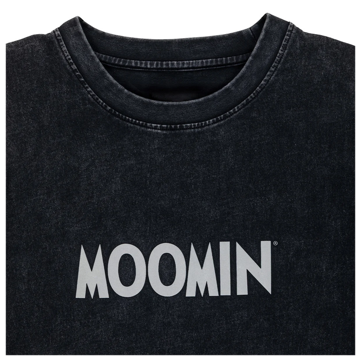 Moomin Logo Vintage tee black