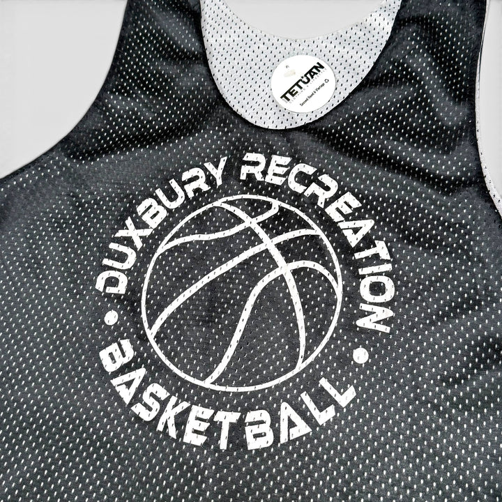 A4 Duxbury Recreation Basketball Reversible jersey black/white S - Shop-Tetuan