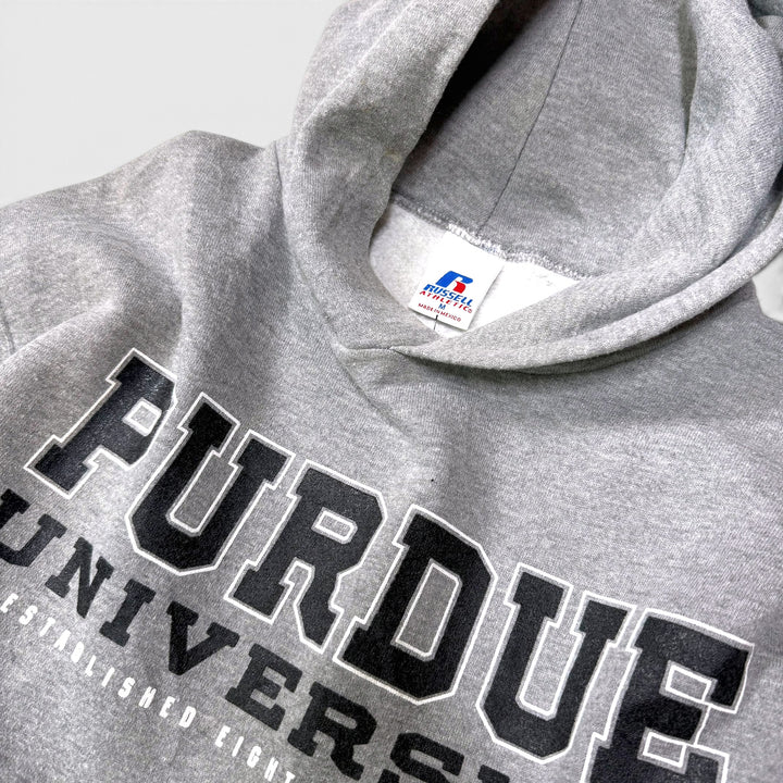Russell Athletic Purdue University hoodie grey M
