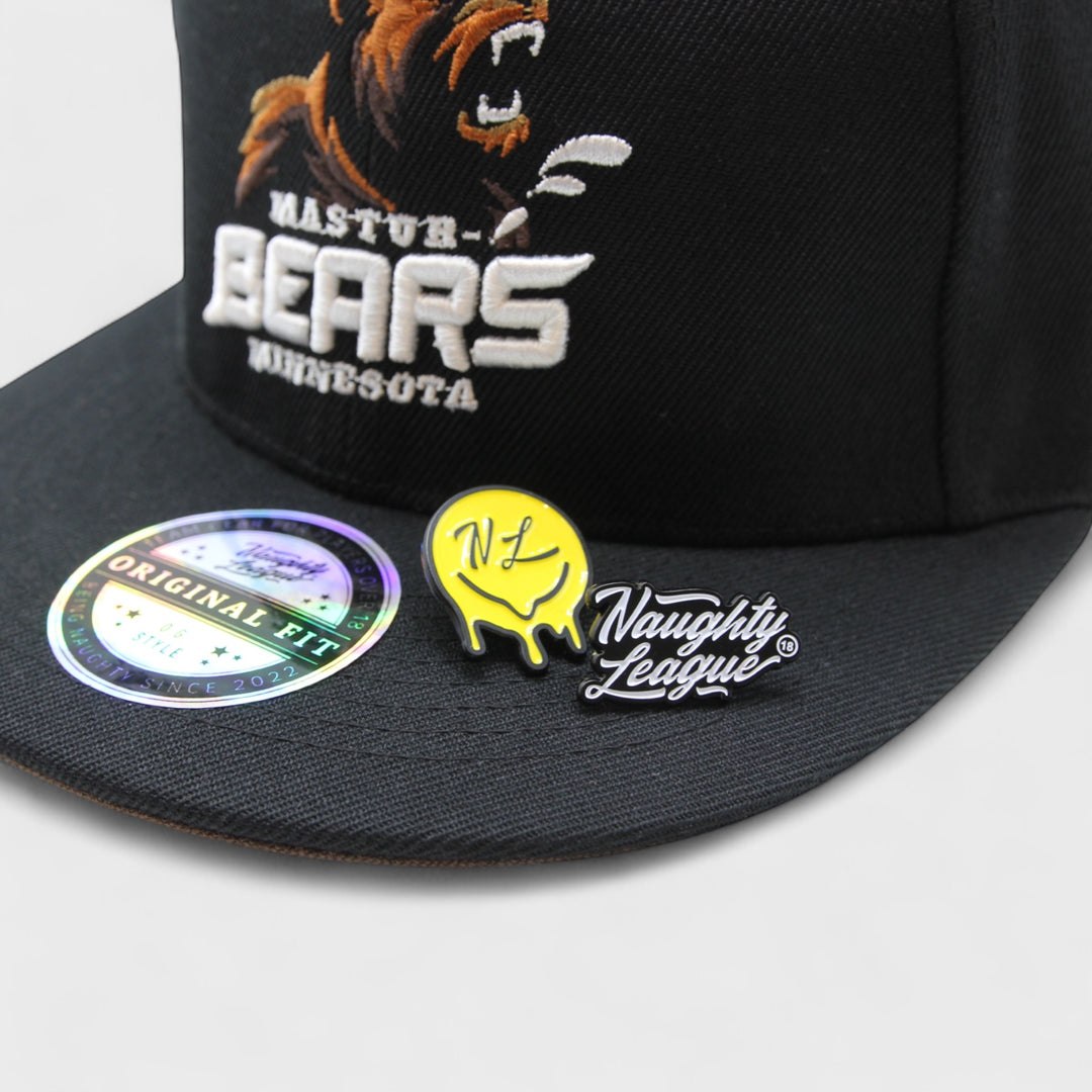 Naughty League Minnesota Masturbears snapback black/brown - Shop-Tetuan