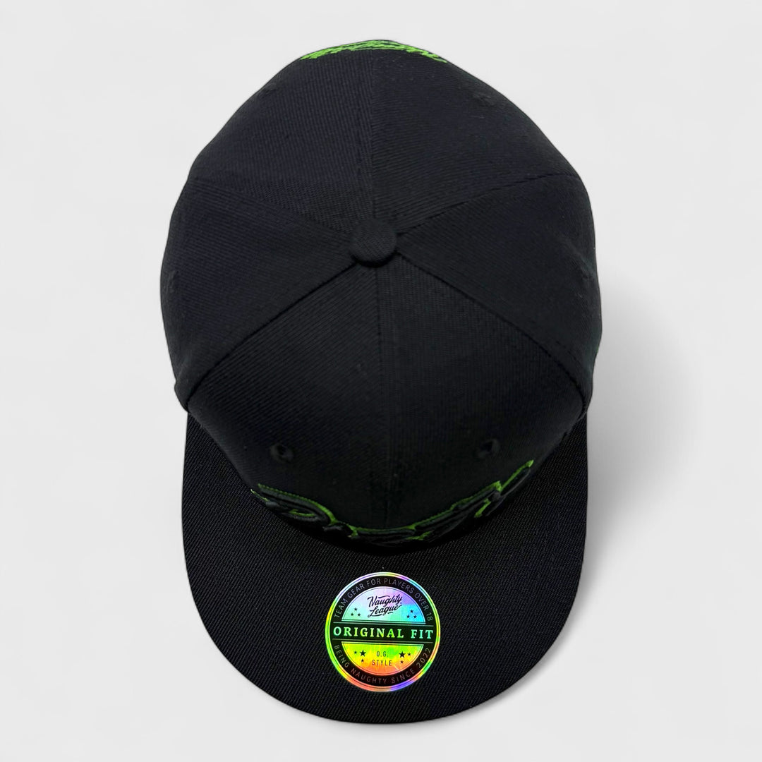 Naughty League Detroit Dirty Kermits Snapback black - Shop-Tetuan