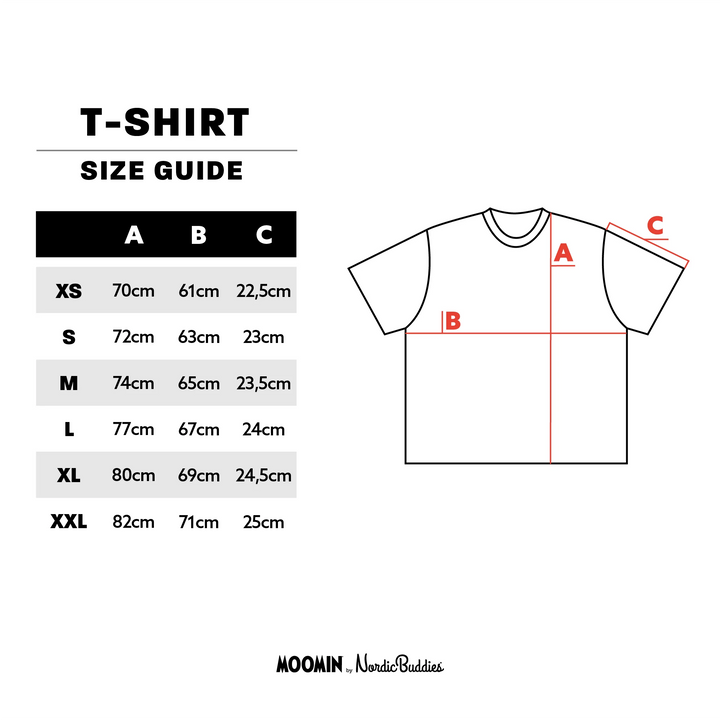 Moomin Muumi 80 Premium tee black - Shop-Tetuan