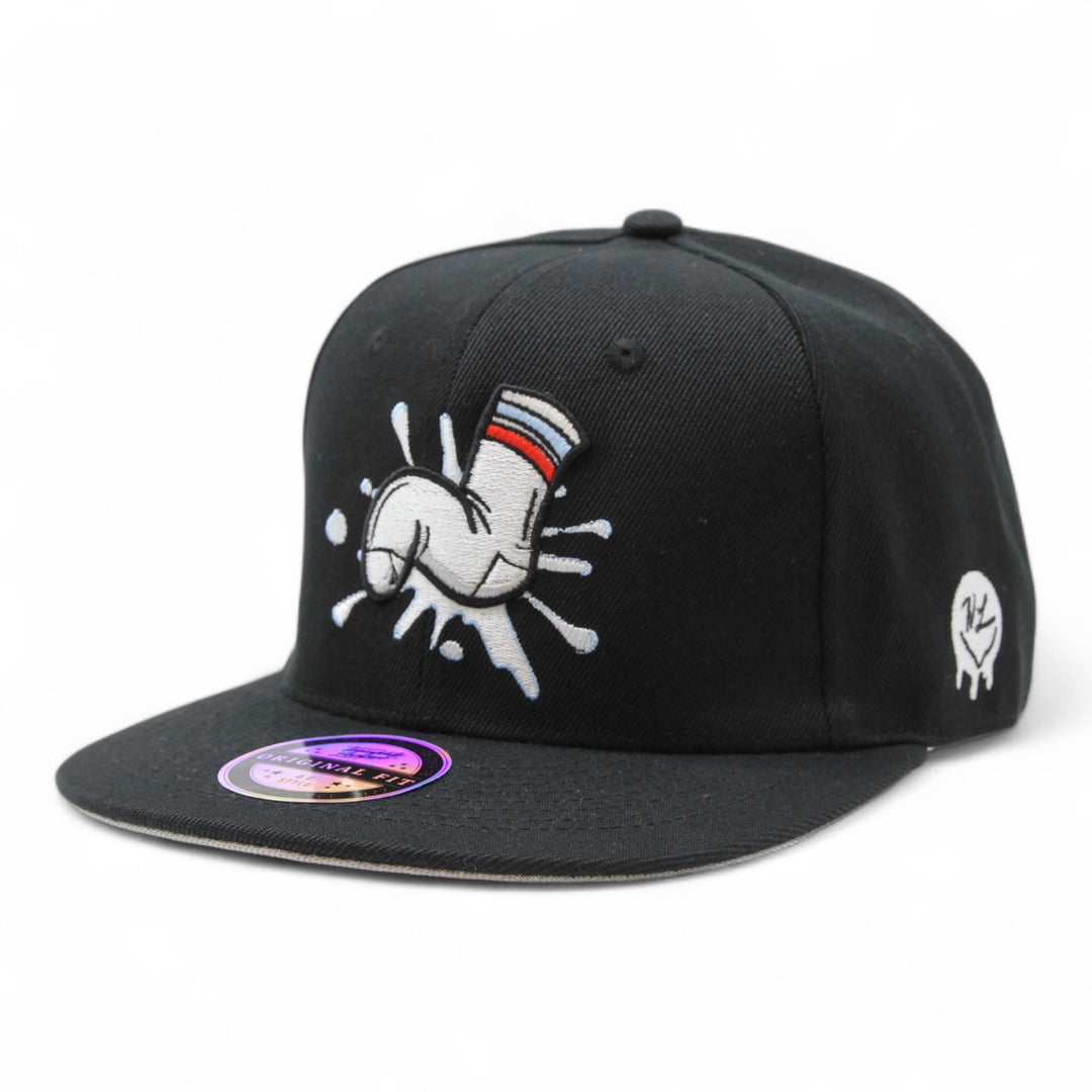 Naughty League Boston Wank Sox Splash Logo snapback black/white - Shop-Tetuan