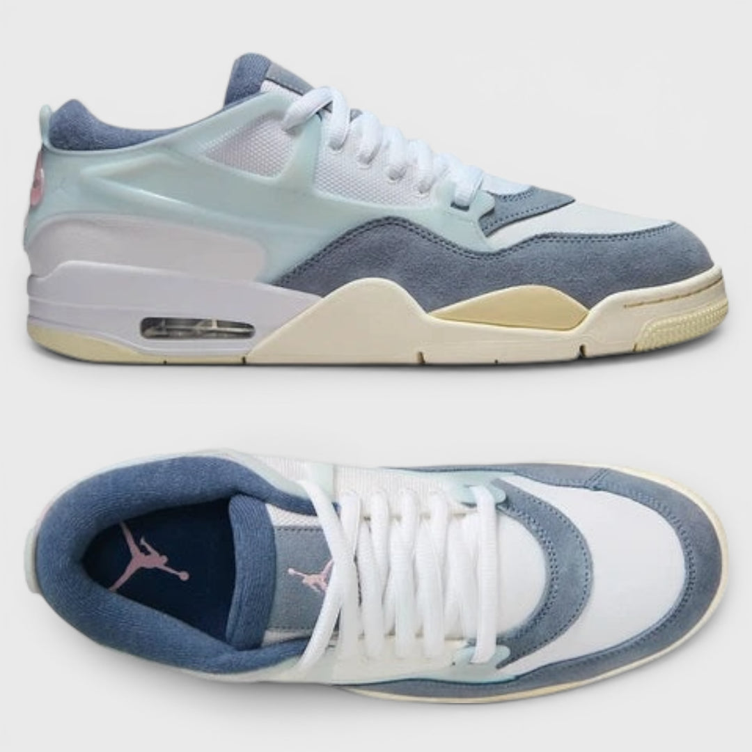 Air Jordan 4 RM white/prism pink-diffused blue