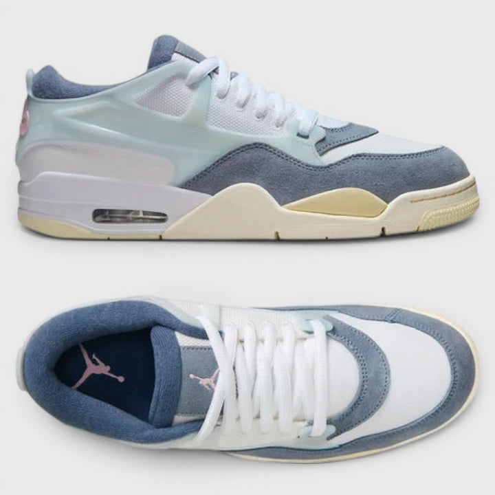Air Jordan 4 RM white/prism pink-diffused blue