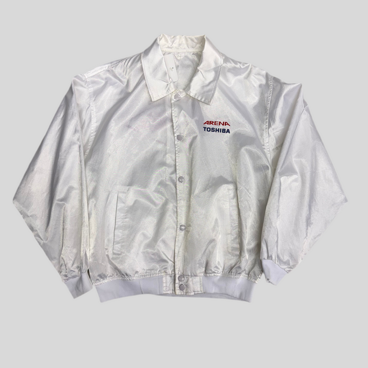 Arena Toshiba Baseball Jacket white M