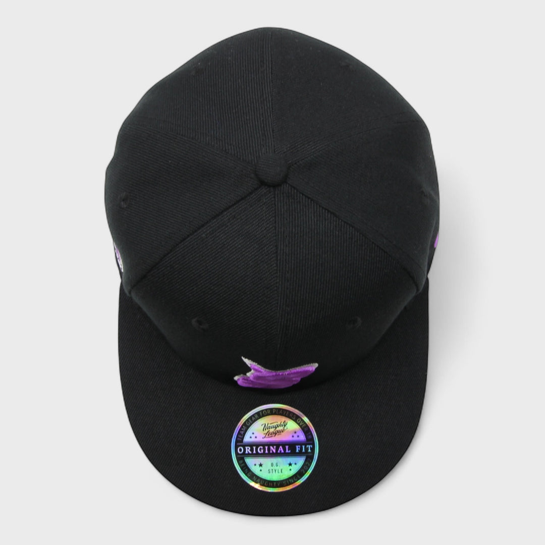 Naughty League San Jose Stalkers fitted black/purple - Shop-Tetuan